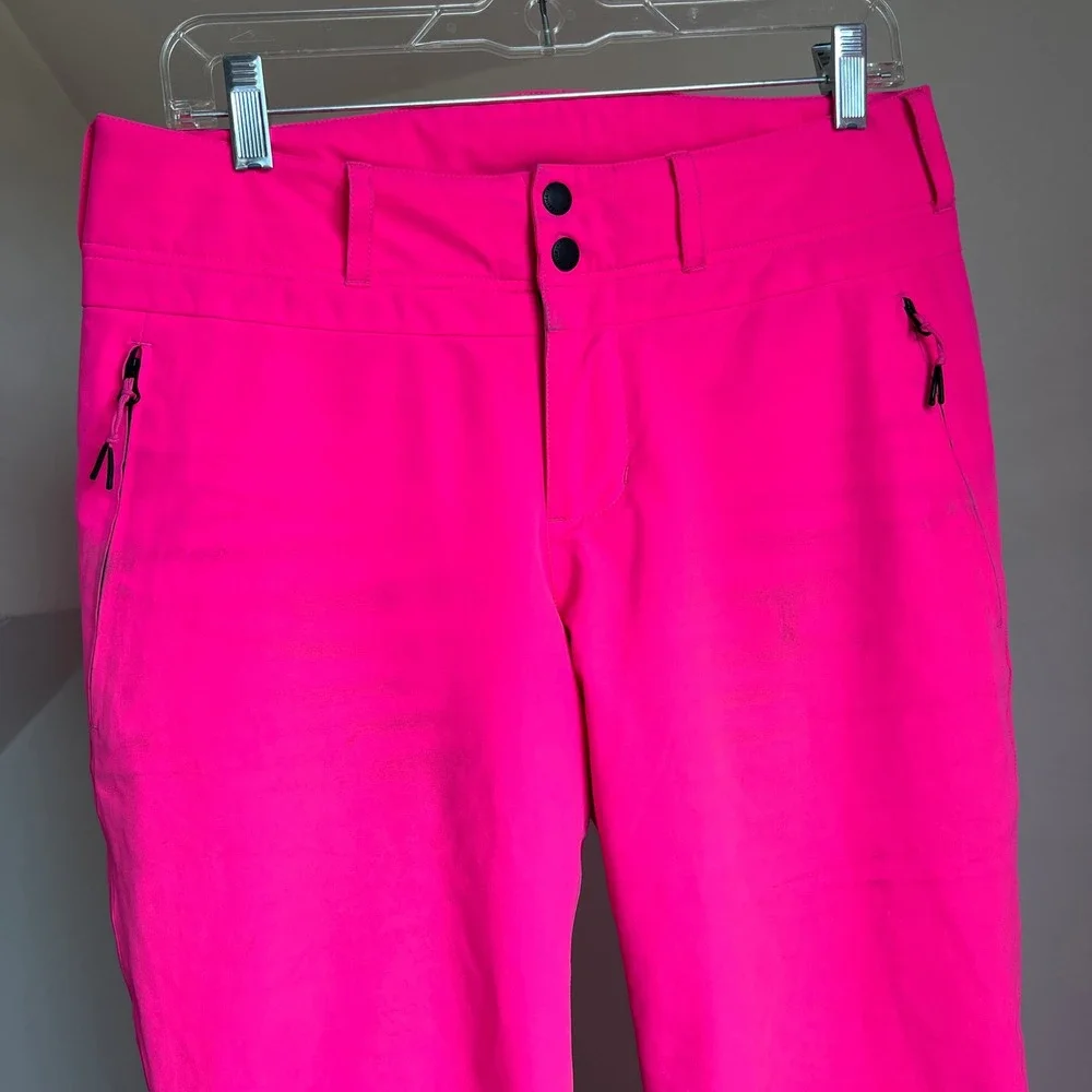 Bogner Fire+Ice Ski Pants Neon Hot Pink Snowboard Winter Technical Size 8 US